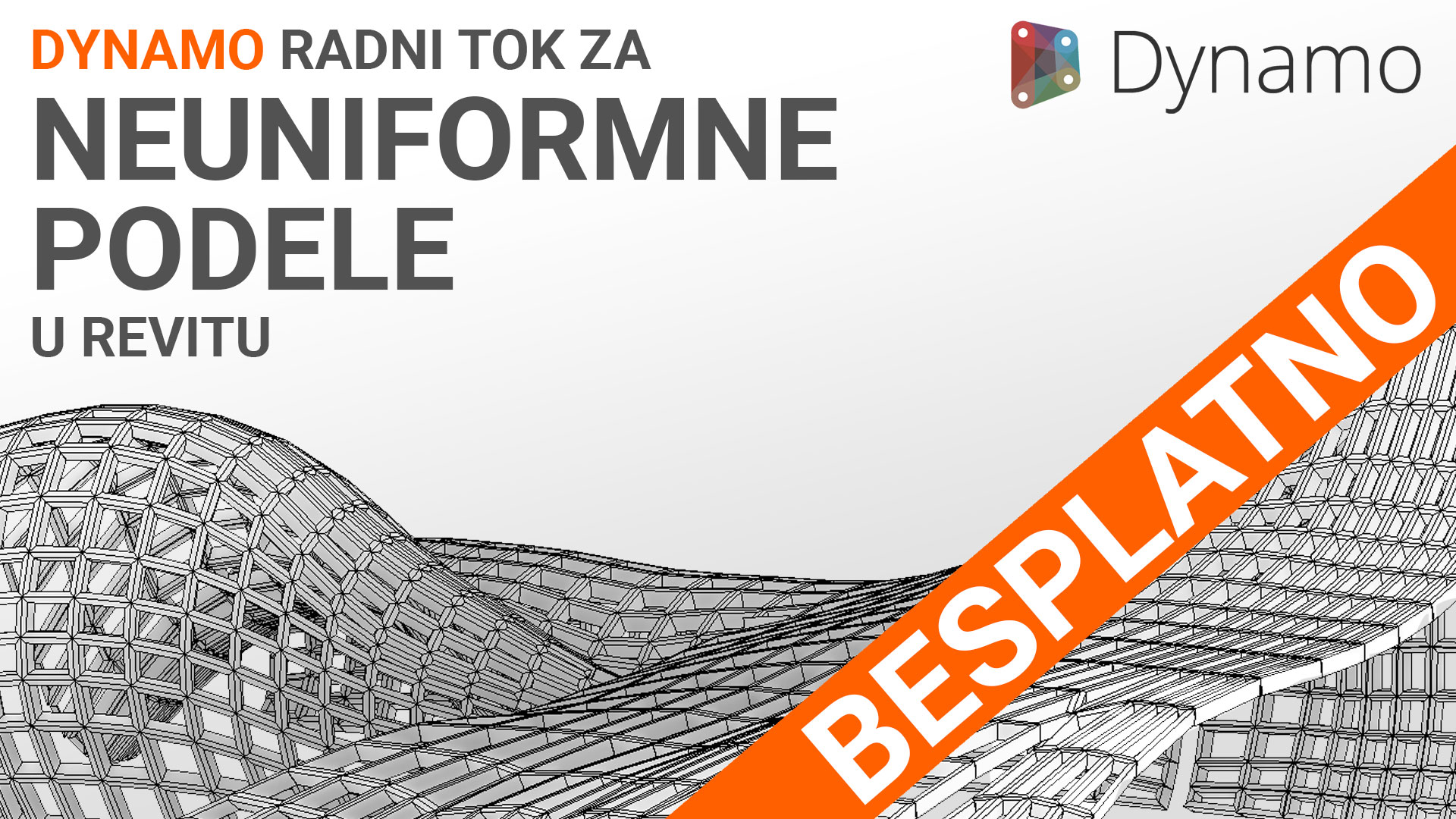 Dynamo radni tok za neuniformne podele u Revitu