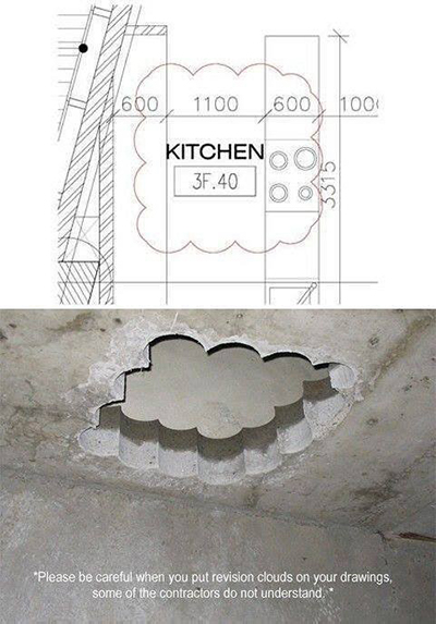 revision cloud in AutoCAD revision cloud in AutoCAD mistake funny