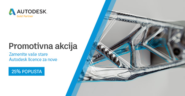 Autodesk Trade-in akcija 25% popusta za zamenu trajnih licenci