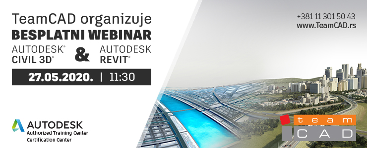 Besplatni webinar - Civil 3D i Revit