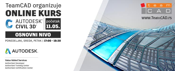 TeamCAD kurs - Civl 3D