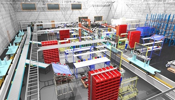 Pomoću simulacija, vlasnici mogu da naprave plan kretanja ljudi, mašina i materijala, tako da pronađu najefikasniji tok rada i plan prostora za sve komponente u fabrici.