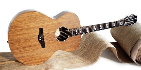 Gitara El Capitan kompanije Blackbird na.podlozi od Ekoe. Ljubaznošću Lare Kaldvel