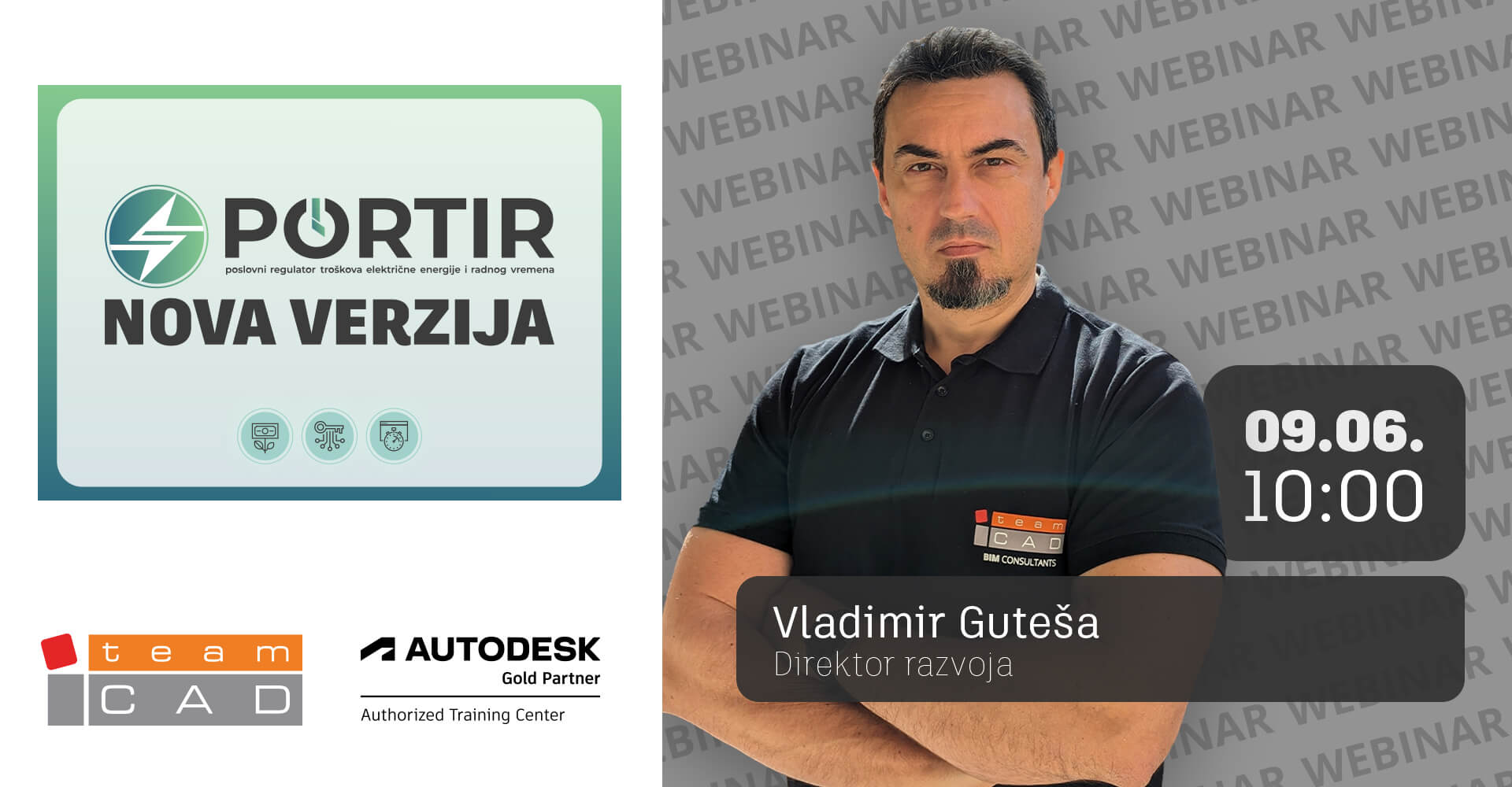 TeamCAD Webinar: Portir.rs nova verzija